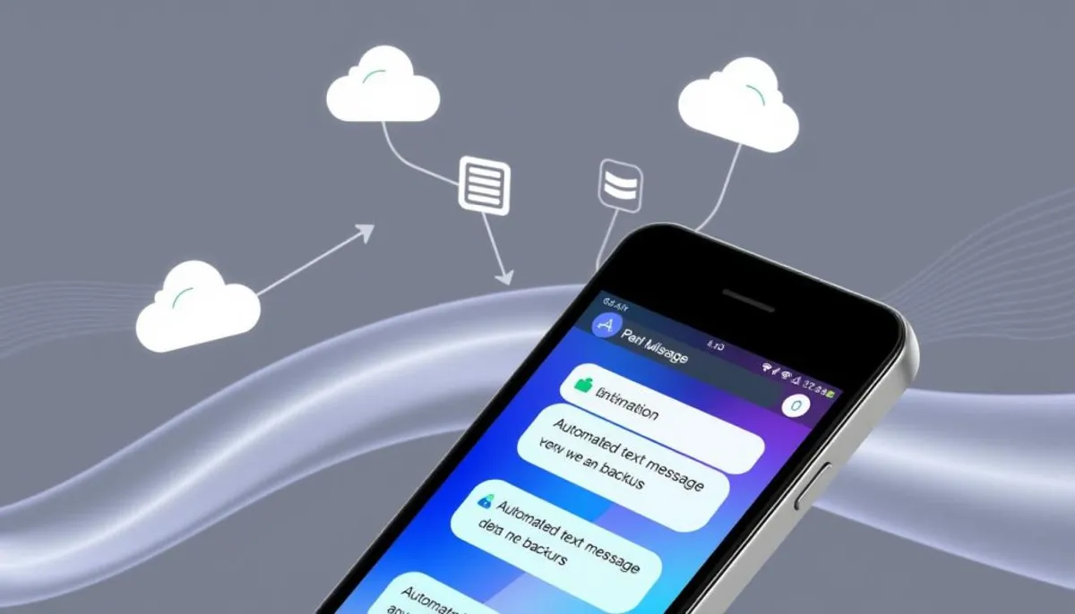 Automated text message backup solutions