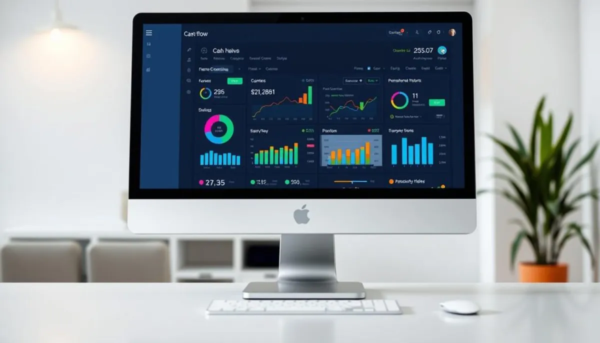 Cash flow software dashboard