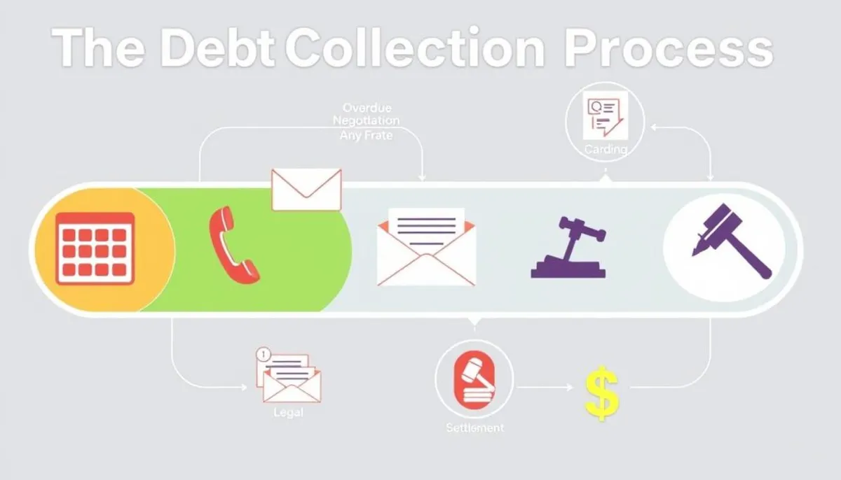 Debt collection process steps