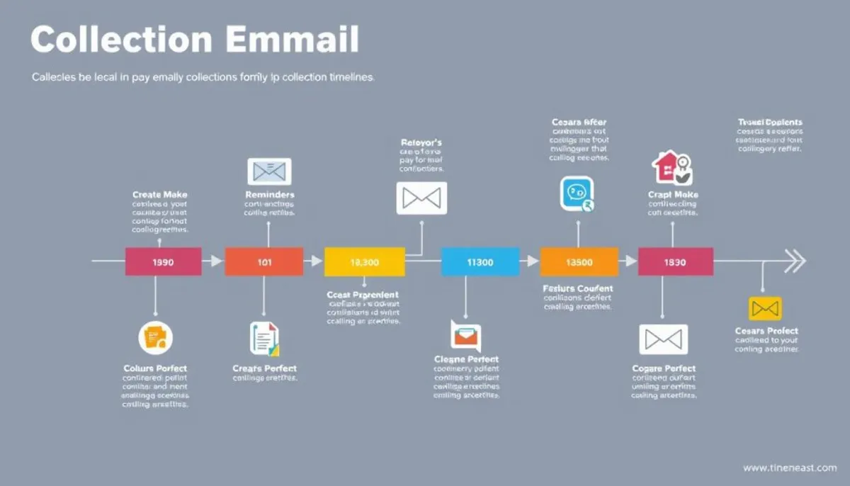 Strategic collection email timeline